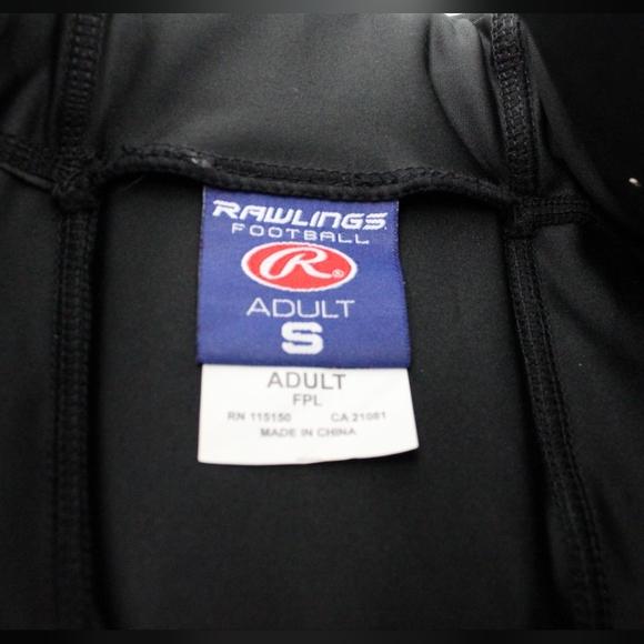 Rawlings Adult Small Padded Football Pants (Black) - Picture 5 of 5